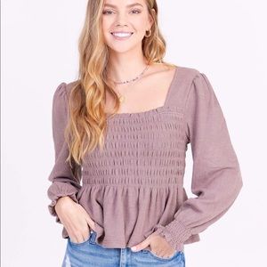 Altar’d State Smocked Blouse